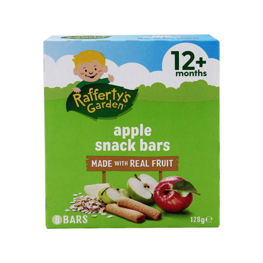 Raffertys Garden Snack Bar Apple 128g