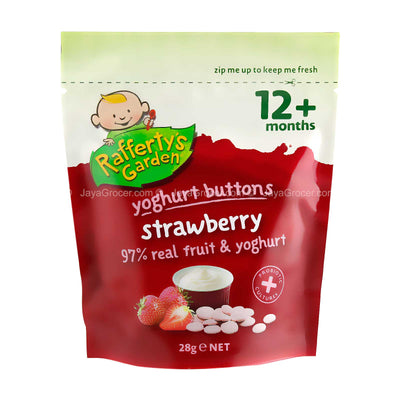 Raffertys Garden Toddler Snack Yogurt Strawberry 28g