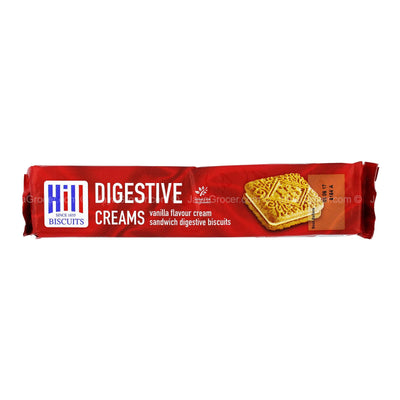Hill Digestive Creams Vanilla Sandwich Biscuit 150g