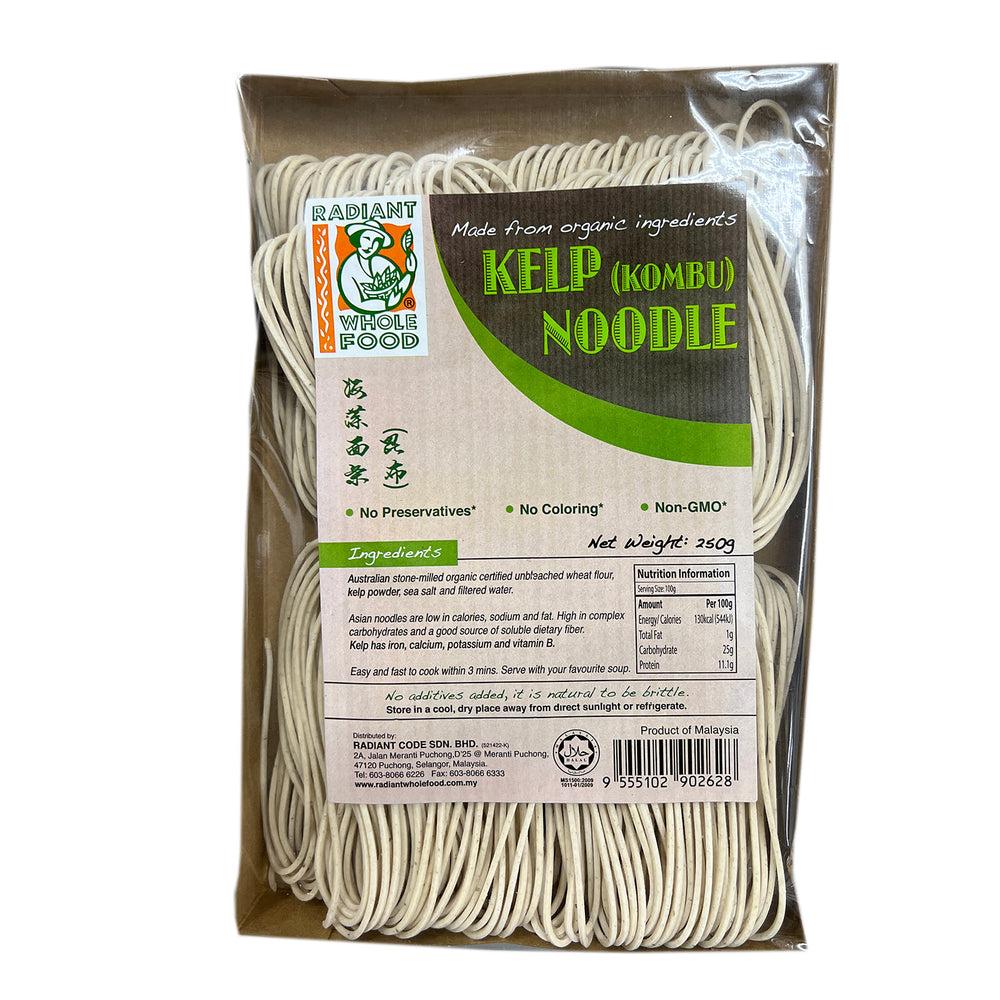 Radiant Organic Noodle Kelp Kombu 250g