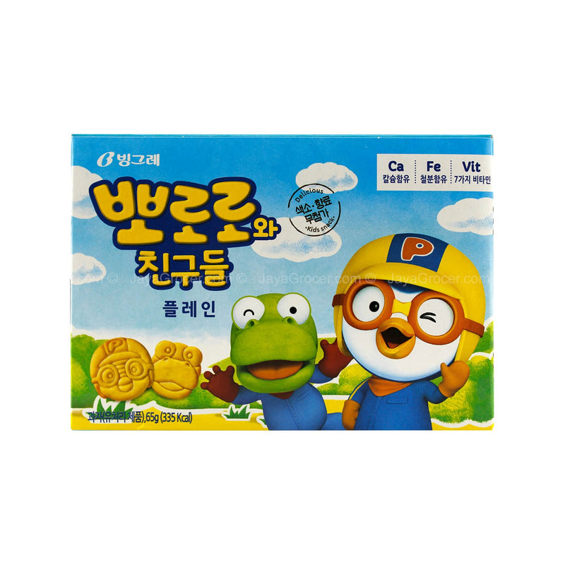 Binggrae Pororo Plain Biscuit 65g