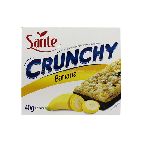 Sante Crunch Banana With Chocolate Musli Bar 40g x 5
