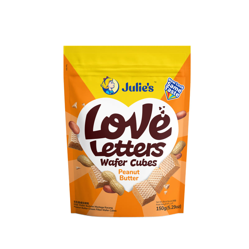 Julies Peanut Cube Wafer 150g