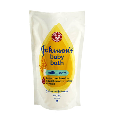 Johnsons Baby Milk Oat Bath 600ml