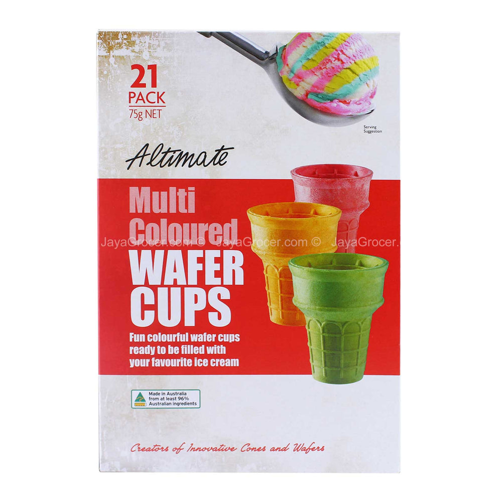 Altimate Multi Coloured Cup Cones 21pcs/pack