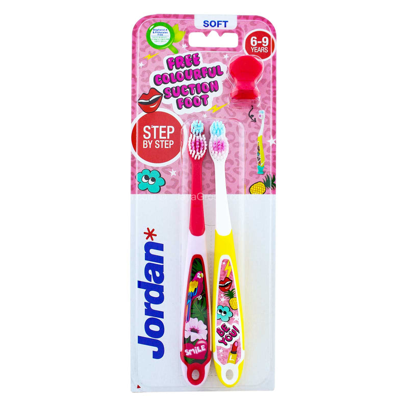 Jordan Step 3 Kids Soft Toothbrush (6-9 years) 2pcs