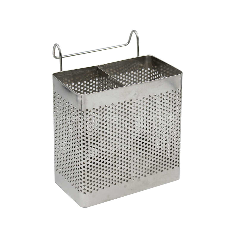 Stainless Steel Cutlery Holder (13X7X13CM) 1unit