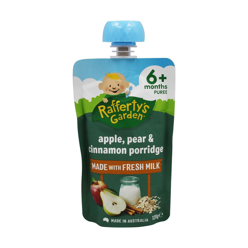 RaffertyÃ¢â‚¬â„¢s Garden Apple, Pear & Cinnamon Ready-to-Eat Porridge 120g