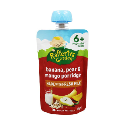 Rafferty's Garden Banana, Pear & Mango Ready-to-Eat Porridge 120g