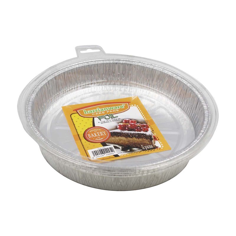 Harrianware Cake Pans Aluminium Foil (230mm x 37mm) 5pcs