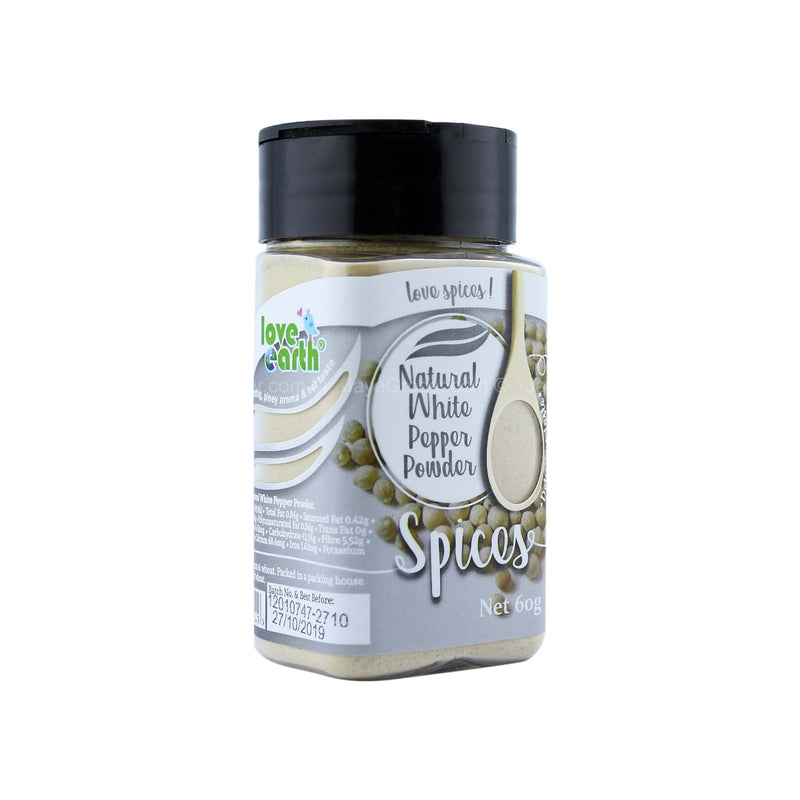 LE ORGN 100% WHITE PEPPER POWDER 60G