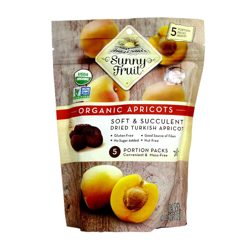 SUNNY FRUIT ORGN DRIED APRICOTS 250G