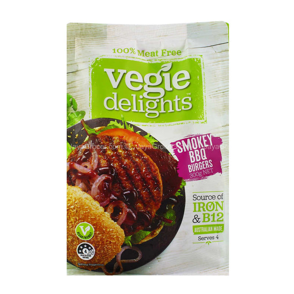 Vegie Delights 100% Meat Free Smokey BBQ Burgers 300g