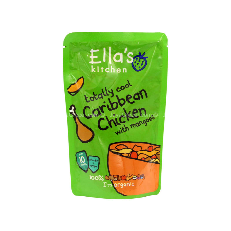 Ella's Kitchen Carribean Chicken with Mangoes Organic Baby Food Pouch 190g