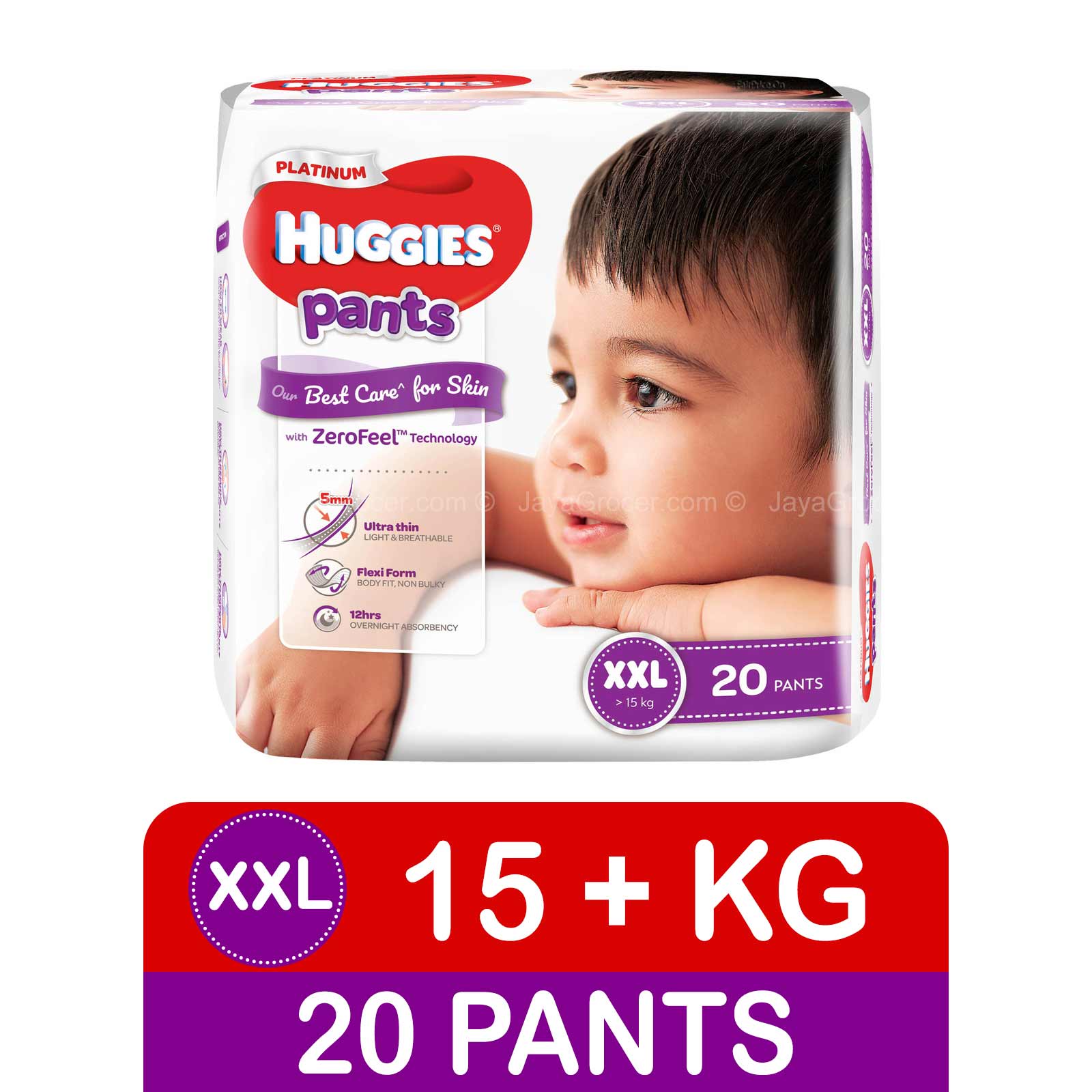 Huggies Pants Platinum XXL (>15kg) 20pcs