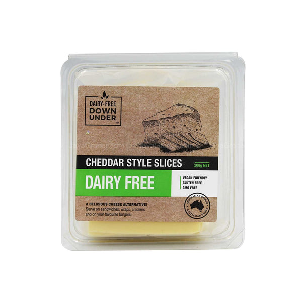Dairy-Free Down Under Cheddar Style Slices 200g