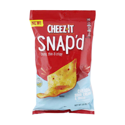 Cheez-It Snap'd Cheddar, Sour Cream & Onion 102g