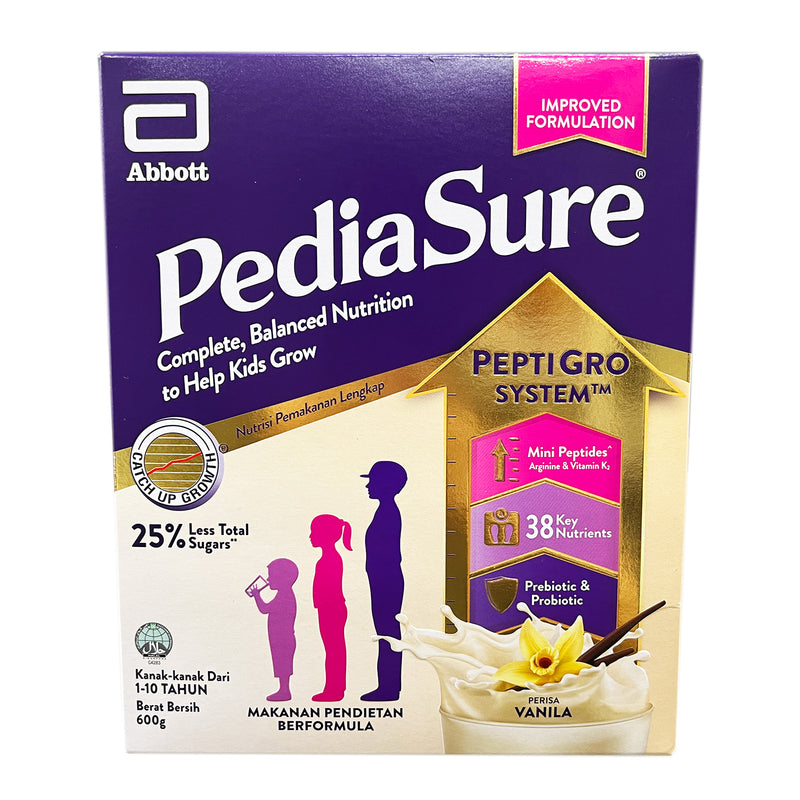 PediaSure OptiHeight System Vanilla Flavour Formula Milk 600g