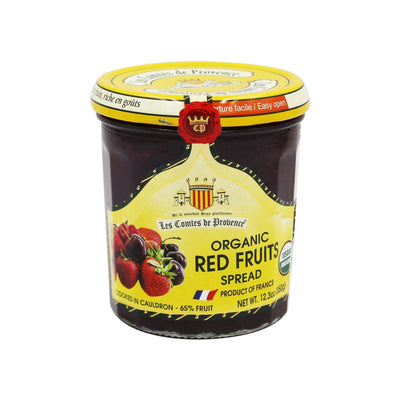 LE COMTE D P/VENCE ORG RED FRU JAMS 350G