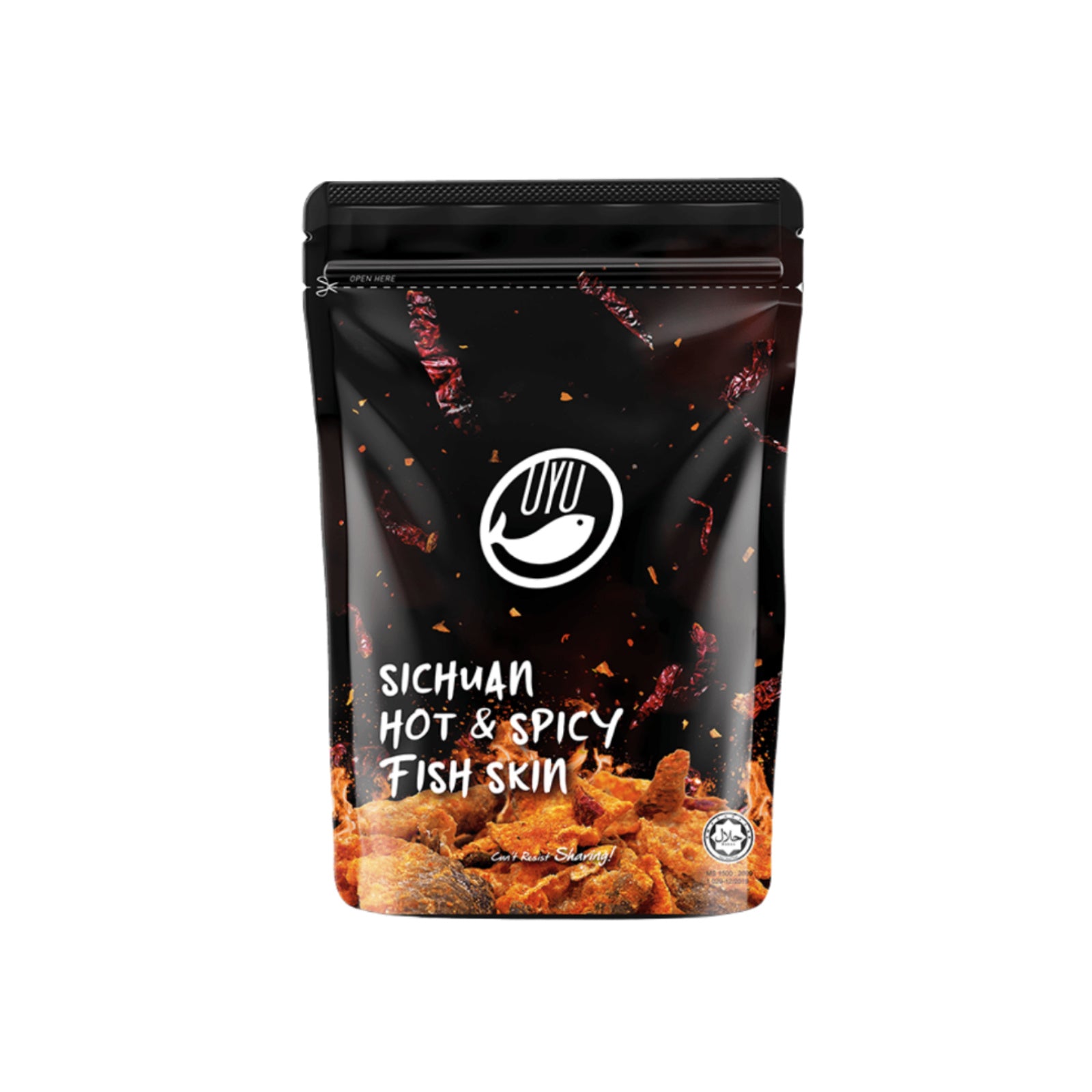 Oyu Sichuan Hot & Spicy Fish Skin 100g