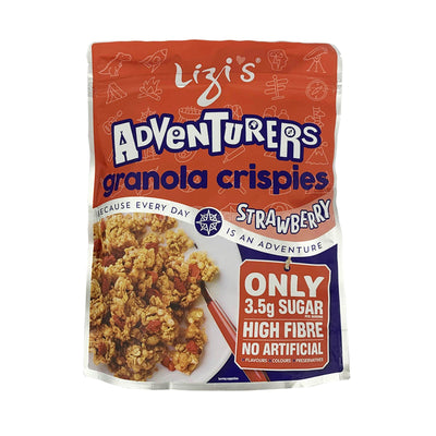 Lizi's Adventurers Granola Crispies Strawberry 400g