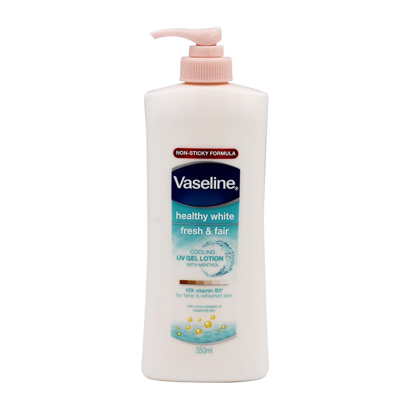 Vaseline Healthy White Fresh & Fair UV Gel Body Lotion 350ml