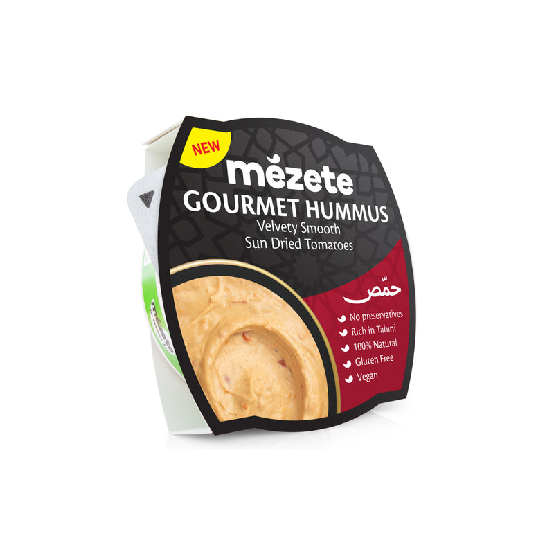 Mezete Gourmet Hummus Sundried Tomatoes Dips 215g