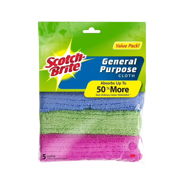 Scotch Brite General Purpose Cloth 5pcs/pack