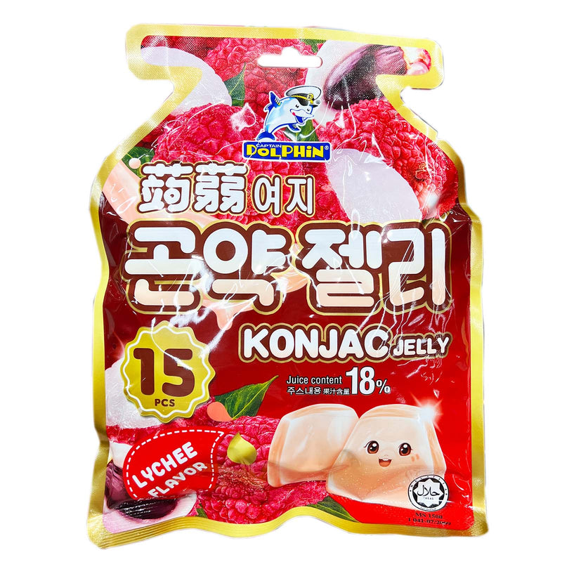 Dolphin Konjac Jelly Lychee 300g