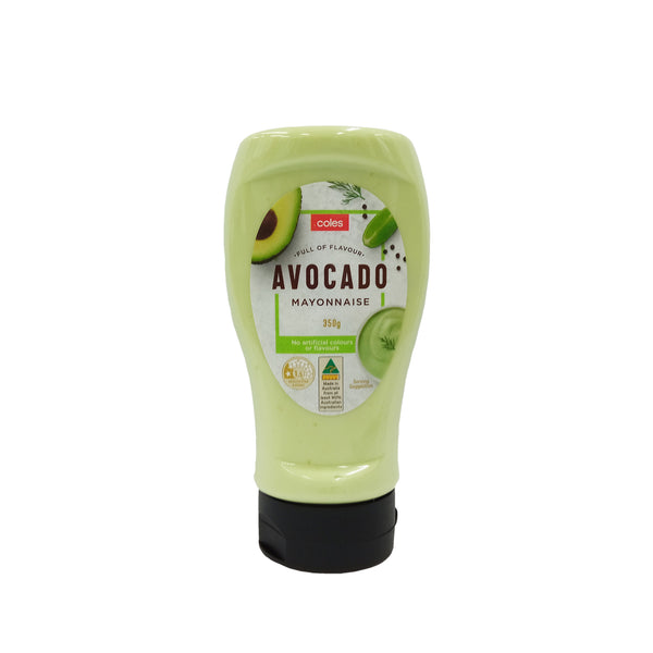 Coles Mayonnaise Avocado 350g