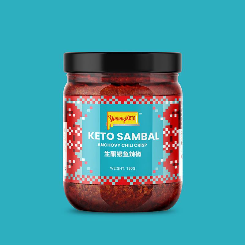 Yummyketo Keto Sambal Crispy Anchovies 190g