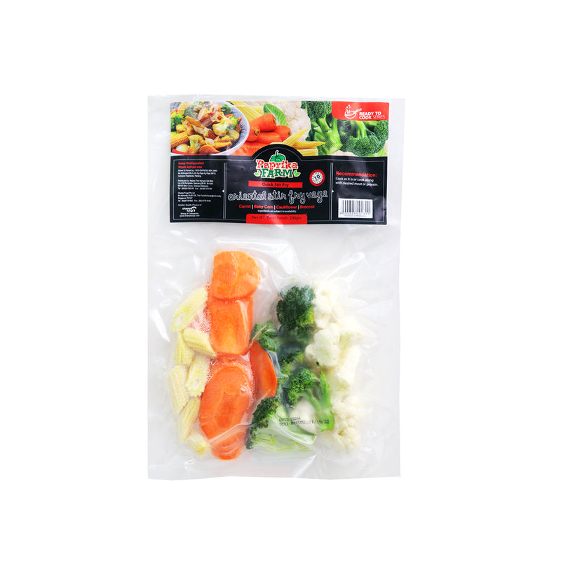 Paprika Farm Ready-to-Cook Stir Fry Vegetables (Malaysia) 200g