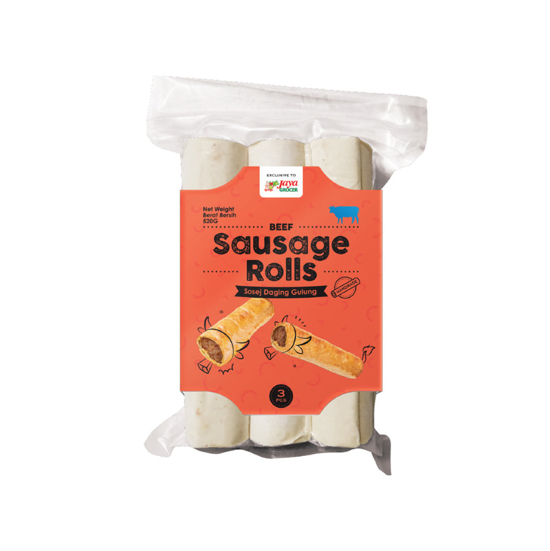 Jaya Grocer Handmade Beef Sausage Rolls 3pcs/pack