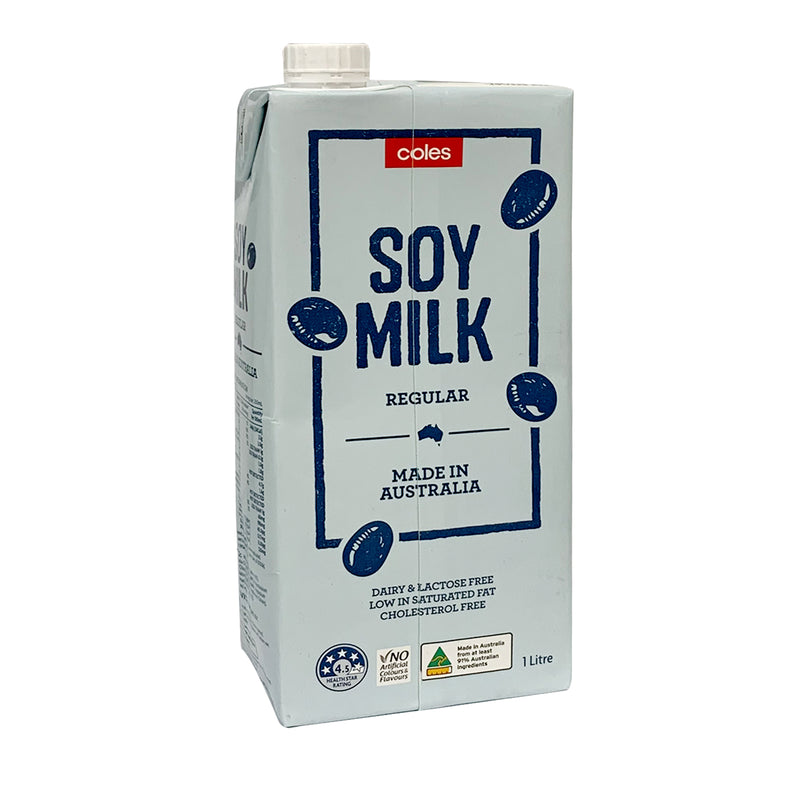 Coles Drink Soy Milk Regular 1L